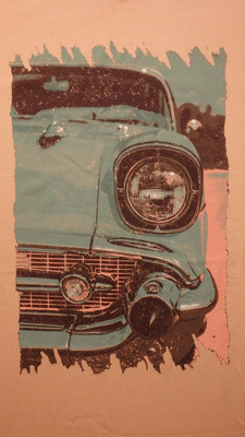 Classic Car T-Shirt size Large, New with Tags, Amazing Graphics!-image