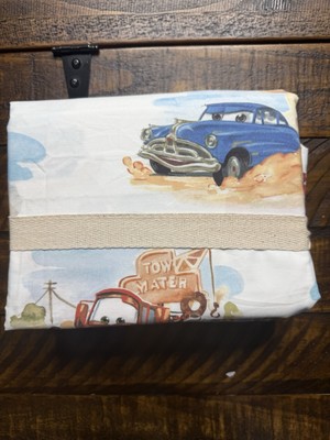 Pottery Barn Kids Disney & Pixar Cars Organic Toddler Bed 3 Piece Sheet Set NWOT-image