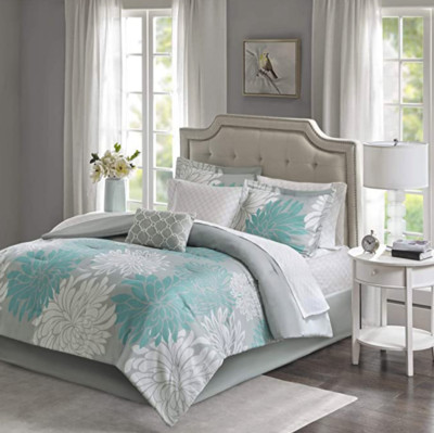 Madison Park Essentials Maible Cozy Bed in A Bag Comforter with Complete Cotton -image