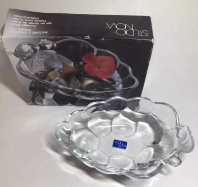 Nature's Harvest Fruit Bowl by Studio Nova Bunch of Grapes Shape w/box WX009/364-image