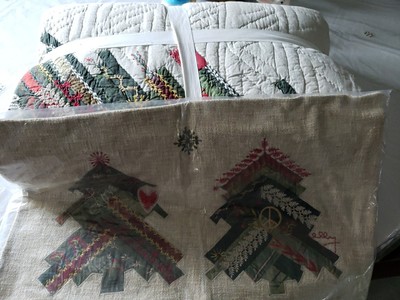 New Pottery Barn Christmas Winter Dream King Quilt & 16x26