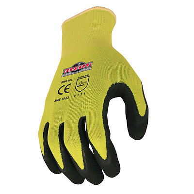 Radians RWG10 Work Gloves with Micro-Foam Dipped Latex  Coated for Construction-image