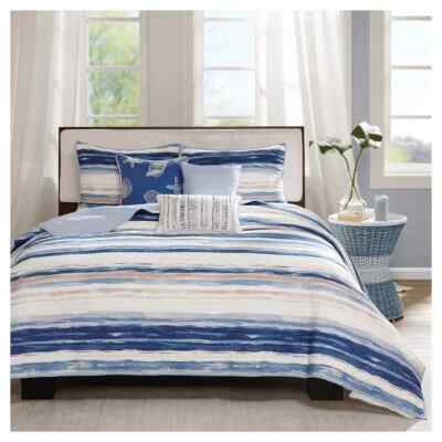 Madison Park 6pc Fairbanks Quilted Microfiber Coverlet Set 4.7 out of 5 stars wi-image
