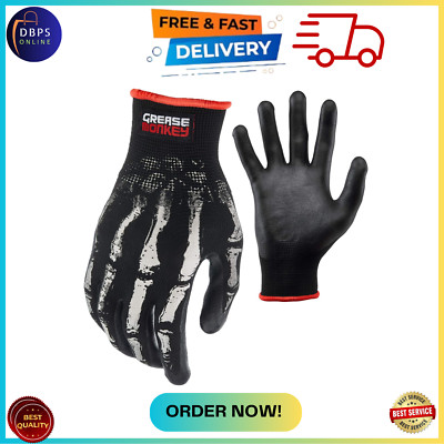 Bone Series Foam Nitrile Mechanic Gloves with Grip-image