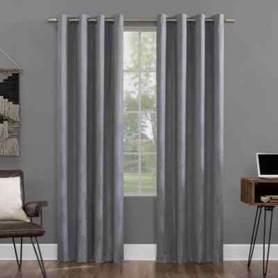 Beck Geometric Ogee Extreme Blackout Grommet Curtain Panel - Sun Zero-image