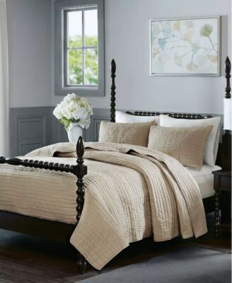Madison Park Signature Serene Quilted Cotton 3-PC. Coverlet Set, King-image
