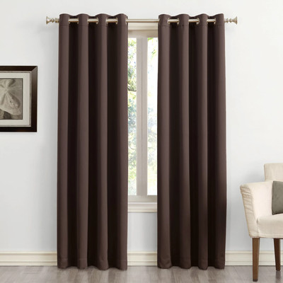 Nolan Energy Efficient Blackout Grommet Single Curtain Panel, 54