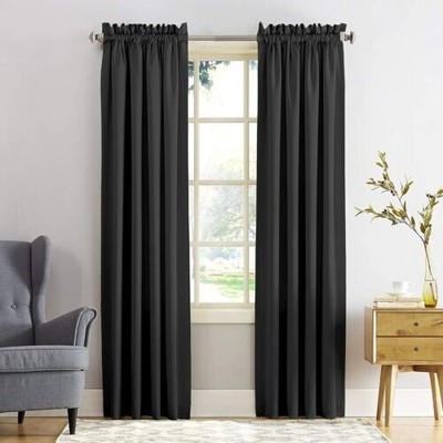 Sun Zero Barrow Energy Efficient Block Out Curtain 1- Panel, 54