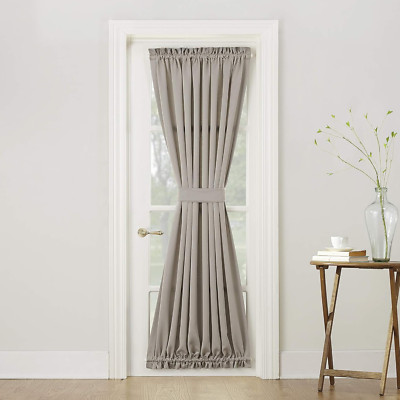 Barrow Energy Efficient Rod Pocket Door Curtain Panel, 54