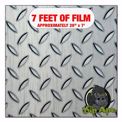 Hydrographic film Large Diamond Plate hydro dipping 7' x 20