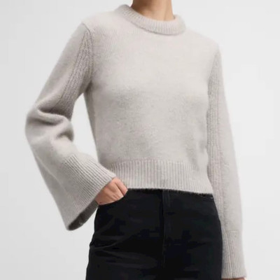 Loulou Studio Otavi Wool Bell-Sleeve Sweater | Neiman Marcus-image