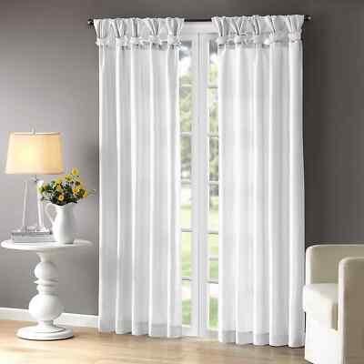Madison Park Window Curtain White 95
