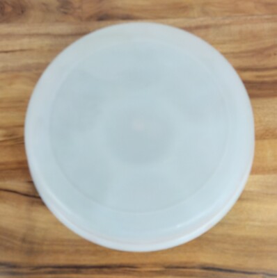 Tupperware Divided Vegetable Fruit Chip Dip Server w/ Lid 1665 ~ Opaque Blue -image