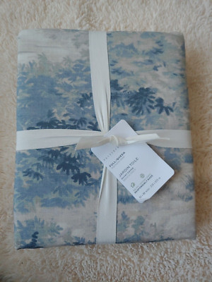 pottery barn Jardin Toile queen/full duvet  cover original $159 brand new-image