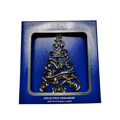Regent Square Studio Design 2024 Tree Shaped Collectible Ornament With Crystal-image