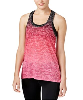 IDEOLOGY $30 NEW 16381 Knot Back Dip Dyed Tank Womens Athletic Top Size-XL-image