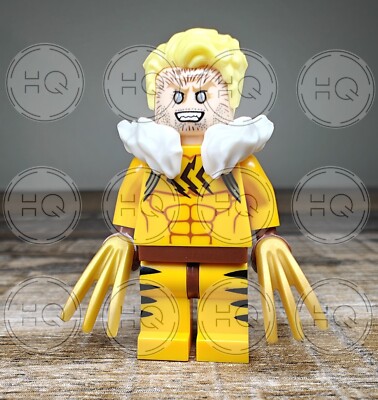 **NEW** 100% LEGO Sabretooth X-Men Supervillain Minifigure-image