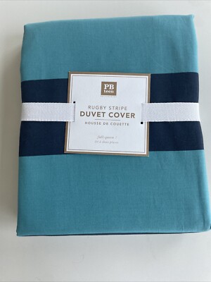 Pottery Barn Teen Rugby Stripe Duvet Cover Twin-image