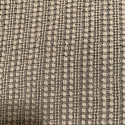 POTTERY BARN Gray Textured HONEYCOMB Waffle Duvet Cover Full / Queen Cotton-image