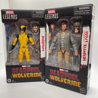Hasbro Marvel Legends Deadpool And Wolverine Movie Headpool Logan & Wolverine-image
