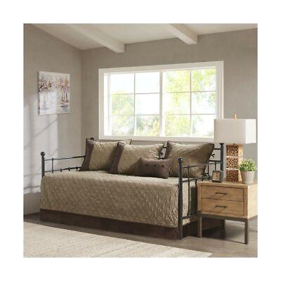 Madison Park Daybed Cover Set-Trendy Design All Season Luxury Bedding with Be...-image