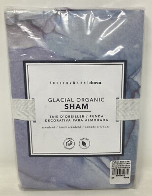 Pottery Barn Dorm Glacial Organic Standard 1-Sham 20