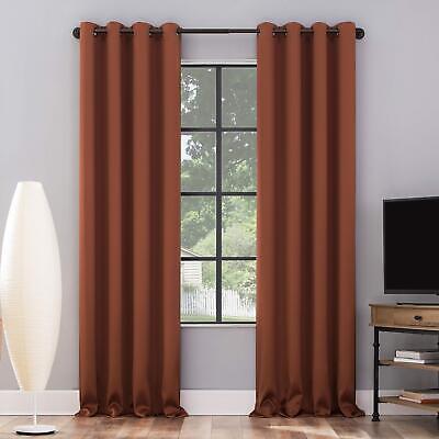 Nordic 2-pack Theater Extreme 100% Blackout Grommet Curtain Panel Pair, 52