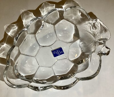 Studio Nova Grape Shaped Small Glass Candy Dish, 5.5” X 4”-image