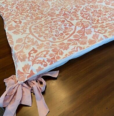 Pottery Barn / Ana Medallion Duvet Cover and 2 Standard Shams, Full Queen, Blush-image