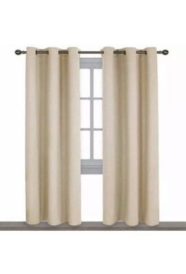 NICETOWN Thermal Insulated Room Darkening Panels(Biscotti Beige) 42” x 63”-image