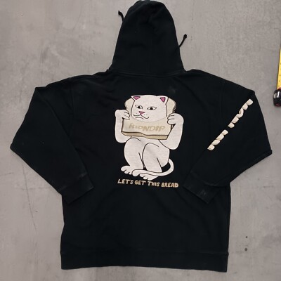 Rip N Dip Hoodie Lets Get This Bread Mens  Sweatshirt Size XL -image