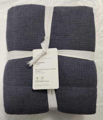 Pottery Barn Standard Belgian Flax Linen 2-Shams 26