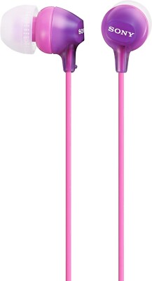 Sony MDREX15LP In-Ear Earbud Headphones, Violet NEW-image