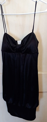 Studio Y Black Dress With Bow Size Medium-image