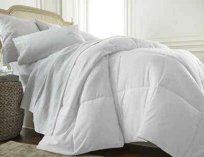 iEnjoy Home All Season Down Alternative Comforter - Full/Queen. White 92