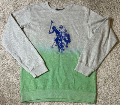 U.S. Polo ASSN. Boy's Dip Dye Crew Shirt Size XXL-image