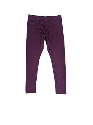 Women's Dip Purple Elastic Waist Pull On Leggings, Size L-image