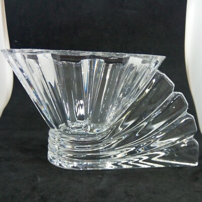 Rosenthal Studio Line Germany 24% Lead Crystal Art Deco Votive Candle Holder-image