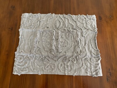 Pottery Barn / Renee Candlewick Sateen Sham, Standard, Gray-image