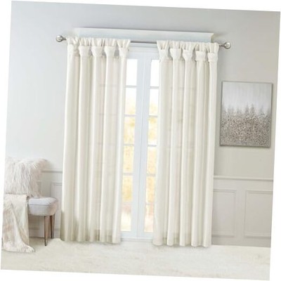  Emilia Faux Silk Single Curtain with 84