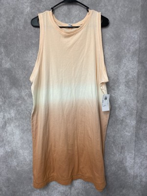 Old Navy Women's Vintage Dip-Dyed Sleeveless Swing Dress Size XL NWT-image