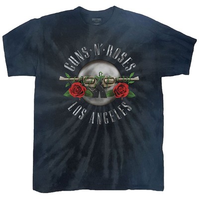 Men's Guns N Roses Los Angeles (Dip-Dye) Tie Dye T-shirt Large Dip-Dye-image