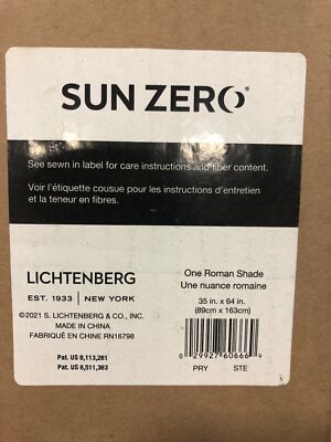 Steel Gray 100% Blackout Roman Shade, 35