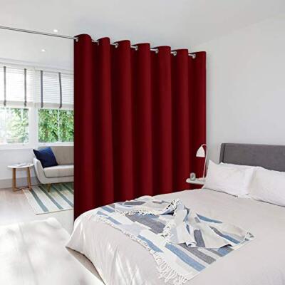 NICETOWN Christmas Sound Blocking Room Dividers Curtains Screens Partitions, -image