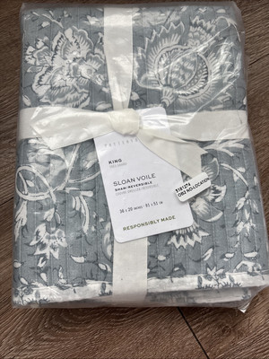 Pottery Barn Sloan Voile Reversible Sham King -image