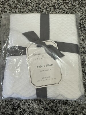 Pottery Barn Monique Lhuillier Jardin Matelasse  Standard Pillow Sham￼-image