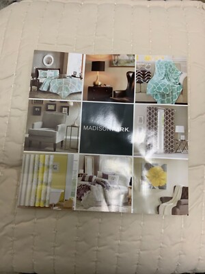 🏯 Madison Park Cream Michell Solid Brush Quilt Set (3 Piece) King/Cal King🆕-image