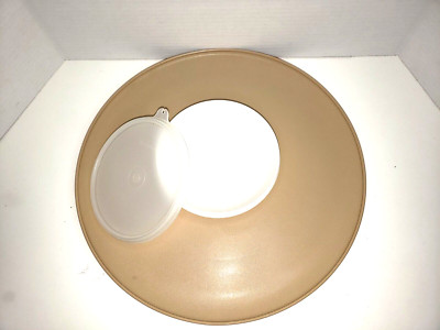 Vintage Tupperware Veggie Chip & Dip Tray with Bowl & Lid 492-5 GOOD CONDITION-image