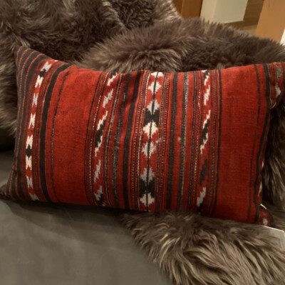 pottery barn marian printed lumbar pillow cover -image