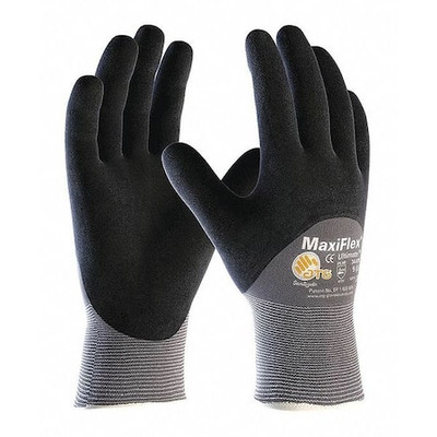 Pip 34-875/Xl Coated Gloves, Foam Nitrile, Foam, 3/4 Dip, 3 Abrasion Level,-image